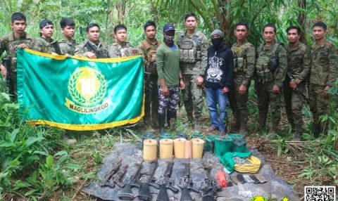 Taguan ng armas ng mga rebelde, nadiskubre ng militar sa Camarines Norte