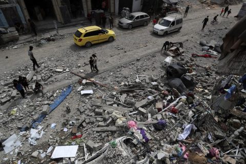 Hindi bababa sa 44 katao patay sa pag-atake ng Israel sa Gaza, istasyon ng pulis nadamay