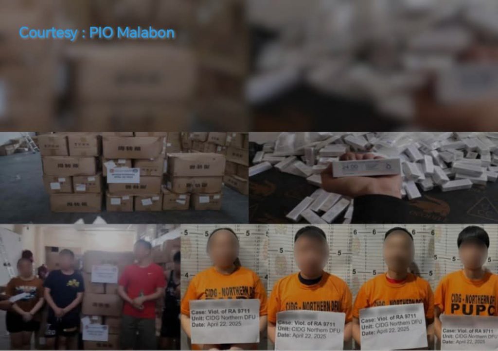 P4.2 milyong peke at hindi rehistradong beauty products, nasamsam sa lungsod ng Malabon