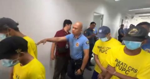Apat na myembro ng riding-in-tandem, arestado sa Makati City